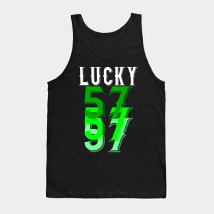 57th Age Birthday Lucky 7 Tank Top